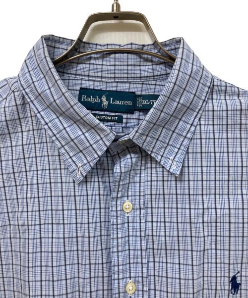 RALPH LAUREN（ラルフローレン）RALPH LAUREN (ラルフローレン) チェックシャツ ネイビー サイズ:XXLの古着・服飾アイテム