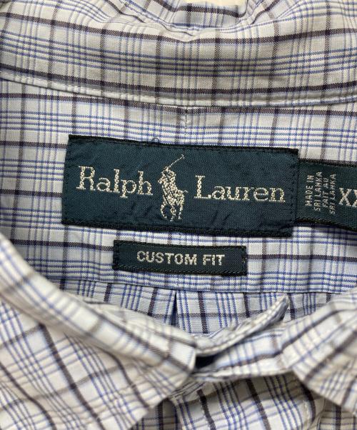 RALPH LAUREN（ラルフローレン）RALPH LAUREN (ラルフローレン) チェックシャツ ネイビー サイズ:XXLの古着・服飾アイテム