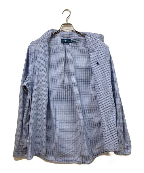 RALPH LAUREN（ラルフローレン）RALPH LAUREN (ラルフローレン) チェックシャツ ネイビー サイズ:XXLの古着・服飾アイテム