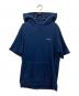stussy（ステューシー）の古着「半袖パーカー」｜ネイビー