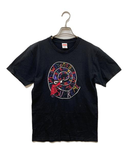SUPREME（シュプリーム）Supreme (シュプリーム) Multi Stripe Terry Tee レッド×ブラック サイズ:SIZE Mの古着・服飾アイテム
