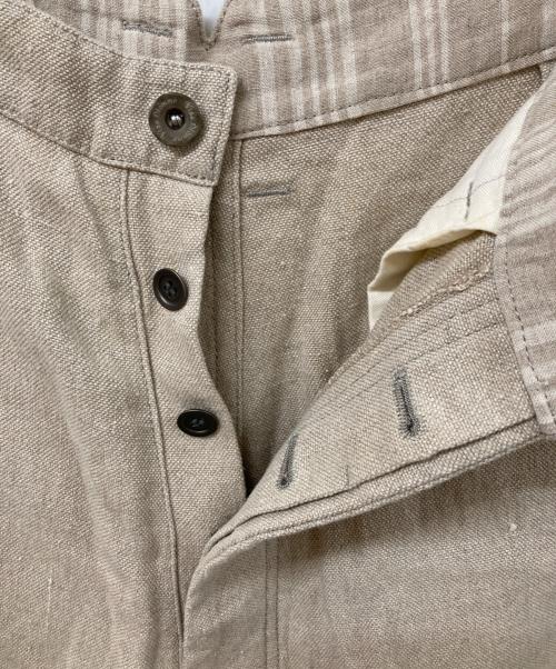 Vlas Blomme（ヴラスブラム）Vlas Blomme (ヴラスブラム) ペンギンパンツ ベージュ サイズ:SIZE 1の古着・服飾アイテム