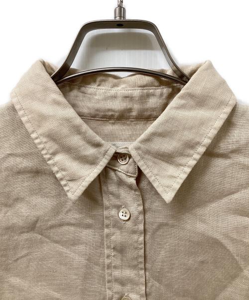 IENA（イエナ）IENA (イエナ) ウォッシャブル リネン2WAY シャツ ベージュ サイズ:FREEの古着・服飾アイテム