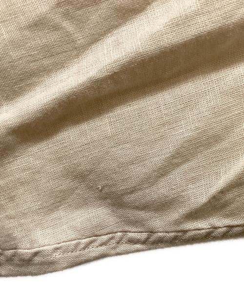 IENA（イエナ）IENA (イエナ) ウォッシャブル リネン2WAY シャツ ベージュ サイズ:FREEの古着・服飾アイテム