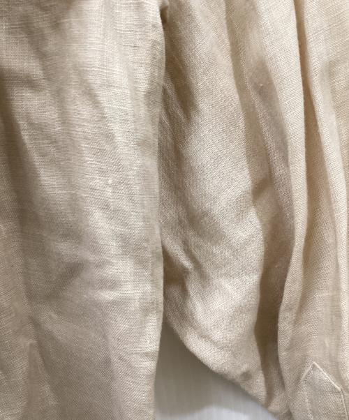 IENA（イエナ）IENA (イエナ) ウォッシャブル リネン2WAY シャツ ベージュ サイズ:FREEの古着・服飾アイテム