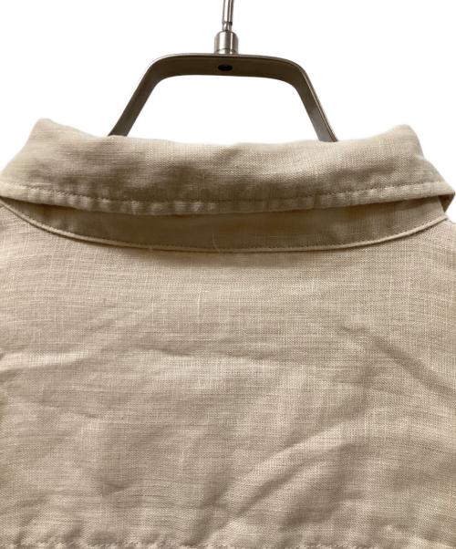 IENA（イエナ）IENA (イエナ) ウォッシャブル リネン2WAY シャツ ベージュ サイズ:FREEの古着・服飾アイテム
