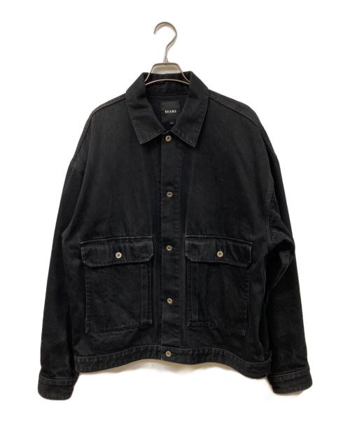 BEAMS（ビームス）BEAMS (ビームス) ルーズデニムジャケット ブラック サイズ:	SIZE Lの古着・服飾アイテム