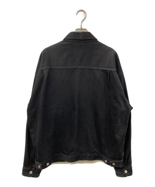 BEAMS（ビームス）BEAMS (ビームス) ルーズデニムジャケット ブラック サイズ:	SIZE Lの古着・服飾アイテム