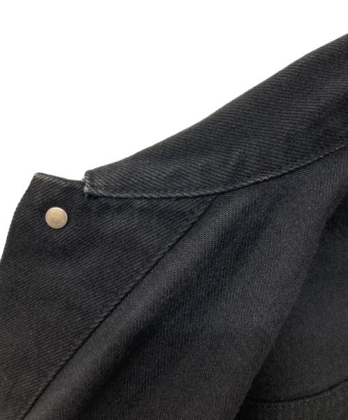 BEAMS（ビームス）BEAMS (ビームス) ルーズデニムジャケット ブラック サイズ:	SIZE Lの古着・服飾アイテム