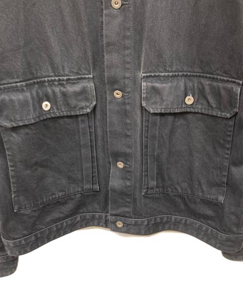 BEAMS（ビームス）BEAMS (ビームス) ルーズデニムジャケット ブラック サイズ:	SIZE Lの古着・服飾アイテム