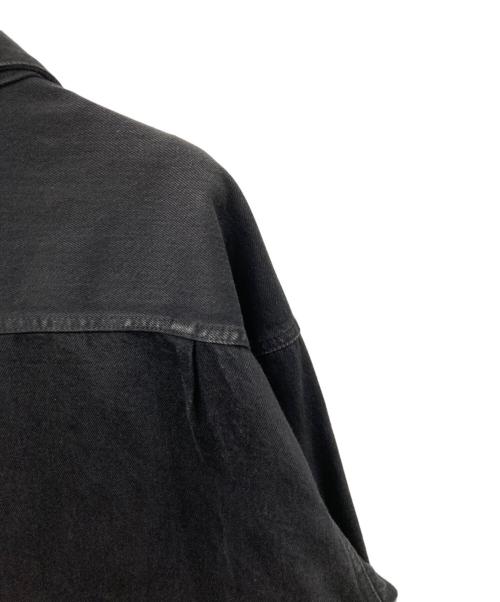 BEAMS（ビームス）BEAMS (ビームス) ルーズデニムジャケット ブラック サイズ:	SIZE Lの古着・服飾アイテム