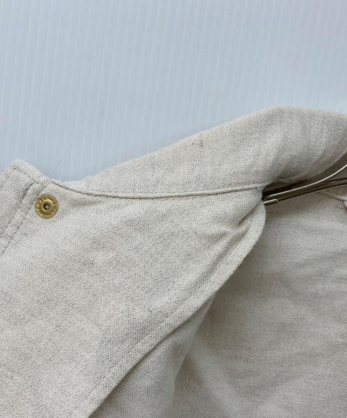 MACPHEE（マカフィー）MACPHEE (マカフィー) コットンリネンベルテッドジャケット ベージュ サイズ:SIZE 36の古着・服飾アイテム