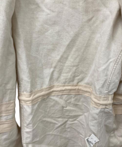 MACPHEE（マカフィー）MACPHEE (マカフィー) コットンリネンベルテッドジャケット ベージュ サイズ:SIZE 36の古着・服飾アイテム