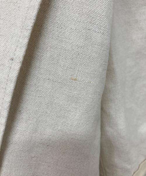 MACPHEE（マカフィー）MACPHEE (マカフィー) コットンリネンベルテッドジャケット ベージュ サイズ:SIZE 36の古着・服飾アイテム