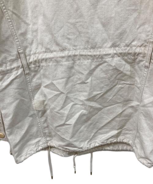 MACPHEE（マカフィー）MACPHEE (マカフィー) コットンリネンベルテッドジャケット ベージュ サイズ:SIZE 36の古着・服飾アイテム