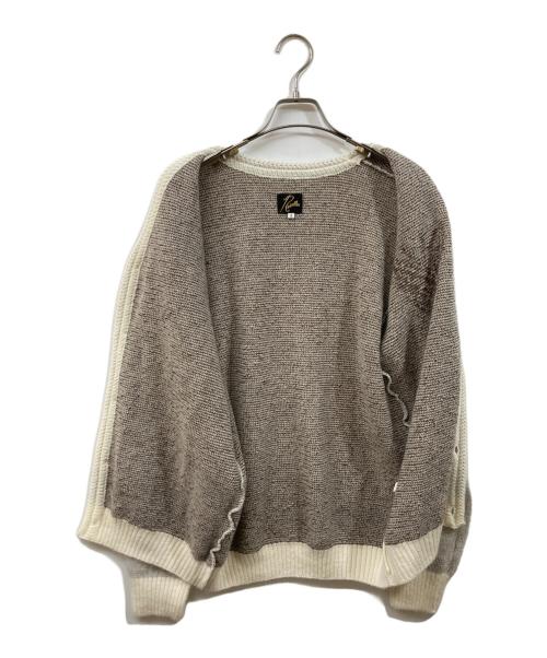Needles（ニードルズ）Needles (ニードルズ) STUDIOUS (ステュディオス) 別注Mohair Cardigan ベージュ サイズ:SIZE Sの古着・服飾アイテム