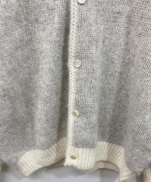 Needles（ニードルズ）Needles (ニードルズ) STUDIOUS (ステュディオス) 別注Mohair Cardigan ベージュ サイズ:SIZE Sの古着・服飾アイテム