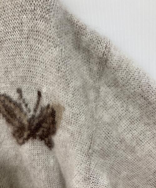 Needles（ニードルズ）Needles (ニードルズ) STUDIOUS (ステュディオス) 別注Mohair Cardigan ベージュ サイズ:SIZE Sの古着・服飾アイテム