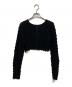 OPEN SESAME CLUB (オープンセサミクラブ) ICE COTTON SHORT CARDIGAN ブラック サイズ:SIZE 2：15000円