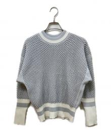 CFCL（シーエフシーエル）の古着「LATTICE PULLOVER」｜スカイブルー