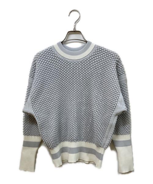 CFCL（シーエフシーエル）CFCL (シーエフシーエル) LATTICE PULLOVER スカイブルー サイズ:	SIZE 1の古着・服飾アイテム