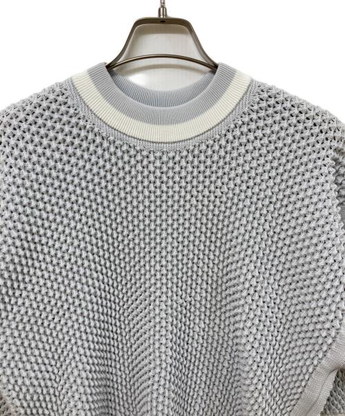 CFCL（シーエフシーエル）CFCL (シーエフシーエル) LATTICE PULLOVER スカイブルー サイズ:	SIZE 1の古着・服飾アイテム
