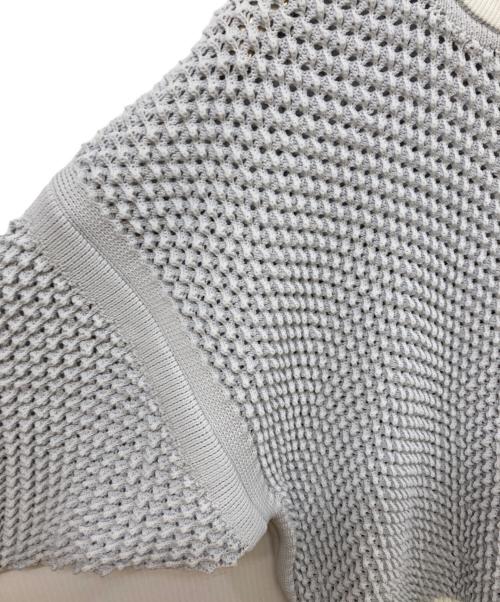 CFCL（シーエフシーエル）CFCL (シーエフシーエル) LATTICE PULLOVER スカイブルー サイズ:	SIZE 1の古着・服飾アイテム