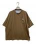 UNDERCOVER（アンダーカバー）の古着「CoタイプライターSTヨーク切替PK TEE」｜ブラウン