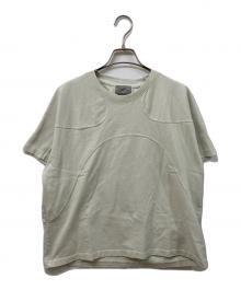CONZ（コンズ）の古着「panel short sleeve tee」｜ベージュ