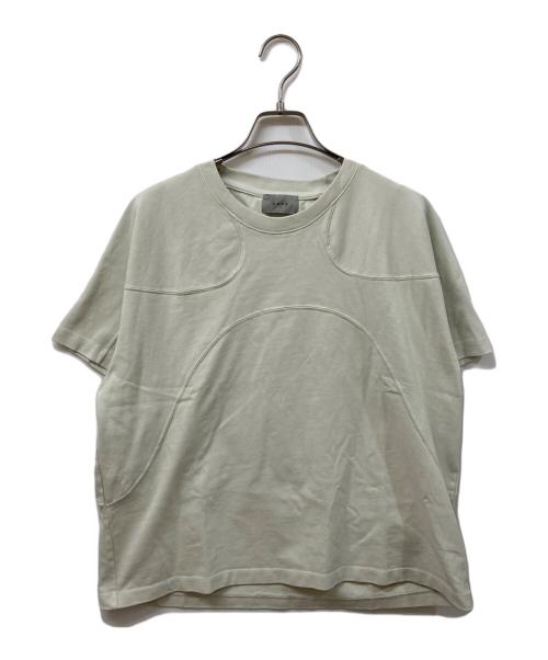 CONZ（コンズ）CONZ (コンズ) panel short sleeve tee ベージュ サイズ:	SIZE 2の古着・服飾アイテム