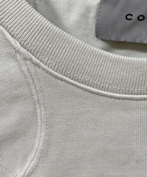CONZ（コンズ）CONZ (コンズ) panel short sleeve tee ベージュ サイズ:	SIZE 2の古着・服飾アイテム