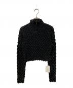 Open Sesame Clubオープンセサミクラブ）の古着「EX.ice cotton stone wash half zip pullover」｜ブラック