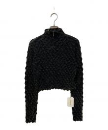 Open Sesame Club（オープンセサミクラブ）の古着「EX.ice cotton stone wash half zip pullover」｜ブラック