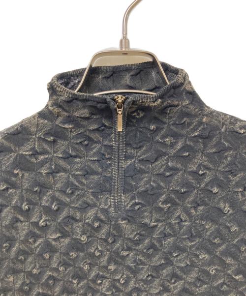 Open Sesame Club（オープンセサミクラブ）OPEN SESAME CLUB (オープンセサミクラブ) EX.ice cotton stone wash half zip pullover ブラック サイズ:	SIZE Freeの古着・服飾アイテム