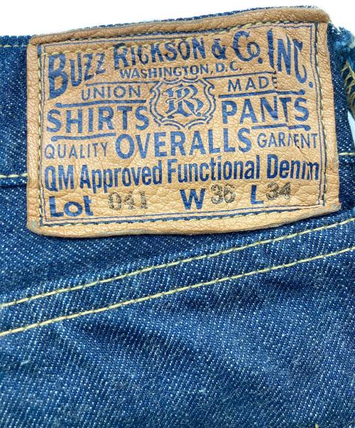 BUZZ RICKSON'S（バズリクソンズ）BUZZ RICKSON'S (バズリクソンズ) WORLD WAR II WAIST OVERALLS インディゴ サイズ:SIZE W36×L34の古着・服飾アイテム