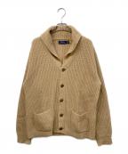 POLO RALPH LAURENポロ・ラルフローレン）の古着「ショールカラーカーディガン」｜ベージュ