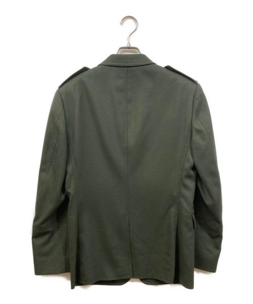 BURBERRY BLACK LABEL（バーバリーブラックレーベル）BURBERRY BLACK LABEL (バーバリーブラックレーベル) ミリタリーテーラードジャケット グリーン サイズ:	SIZE Mの古着・服飾アイテム