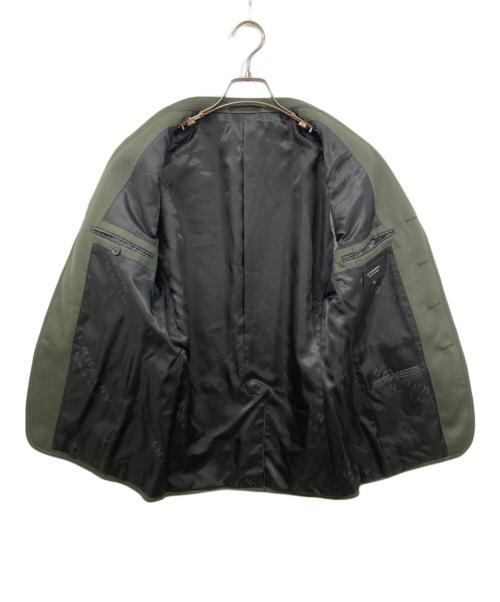BURBERRY BLACK LABEL（バーバリーブラックレーベル）BURBERRY BLACK LABEL (バーバリーブラックレーベル) ミリタリーテーラードジャケット グリーン サイズ:	SIZE Mの古着・服飾アイテム