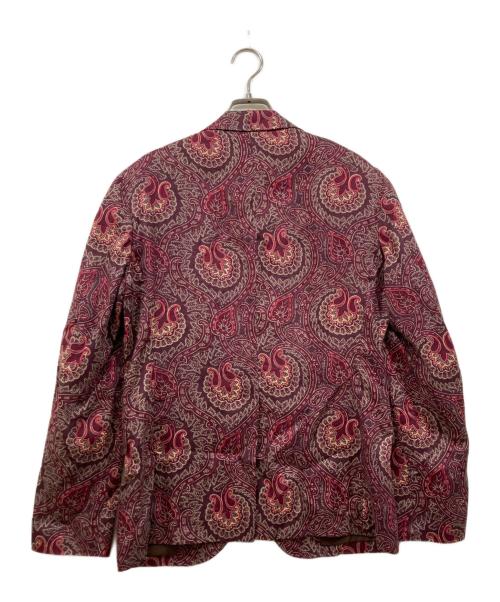 Paul Smith London（ポールスミスロンドン）Paul Smith London (ポールスミスロンドン) ペイズリーテーラードジャケット レッド サイズ:SIZE Mの古着・服飾アイテム
