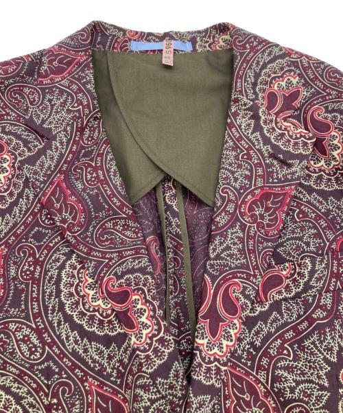 Paul Smith London（ポールスミスロンドン）Paul Smith London (ポールスミスロンドン) ペイズリーテーラードジャケット レッド サイズ:SIZE Mの古着・服飾アイテム