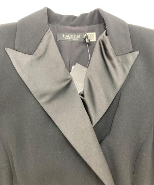 LAUREN RALPH LAUREN（ローレン ラルフ ローレン）LAUREN RALPH LAUREN (ローレン ラルフ ローレン) テーラードワンピース ブラック サイズ:	SIZE 0の古着・服飾アイテム