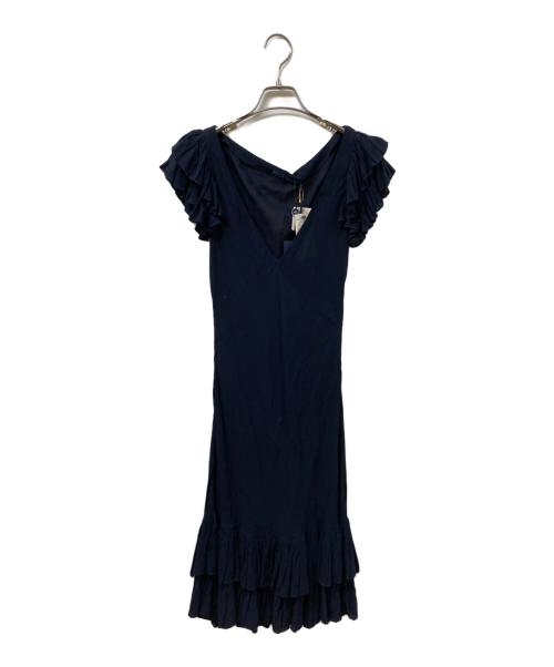 RALPH LAUREN（ラルフローレン）RALPH LAUREN (ラルフローレン) ノースリーブワンピース ネイビー サイズ:	SIZE 4の古着・服飾アイテム