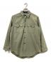 MADISON BLUE（マディソンブルー）の古着「HAMPTON BACK SATIN SHIRT」｜カーキ