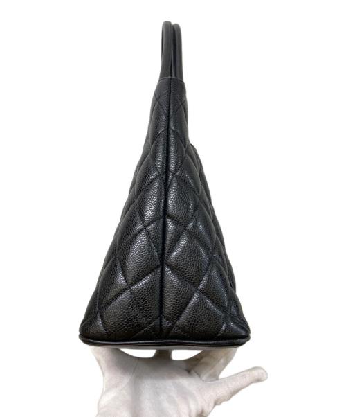 CHANEL（シャネル）CHANEL (シャネル) キャビアスキン復刻ココマークトートバッグ ブラックの古着・服飾アイテム