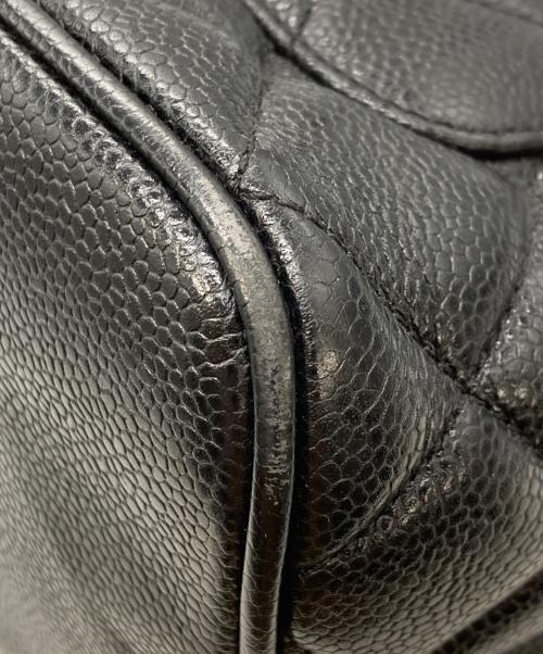 CHANEL（シャネル）CHANEL (シャネル) キャビアスキン復刻ココマークトートバッグ ブラックの古着・服飾アイテム