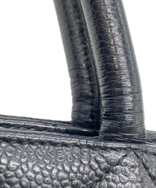 CHANEL（シャネル）CHANEL (シャネル) キャビアスキン復刻ココマークトートバッグ ブラックの古着・服飾アイテム
