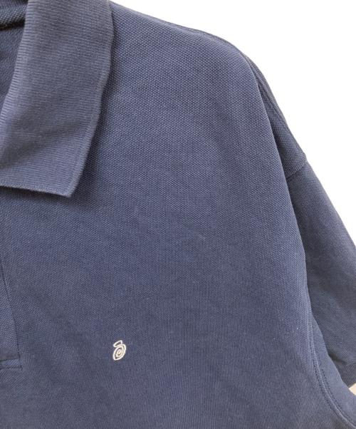 stussy（ステューシー）stussy (ステューシー) CLASSIC PIQUE POLO ネイビー サイズ:SIZE Mの古着・服飾アイテム