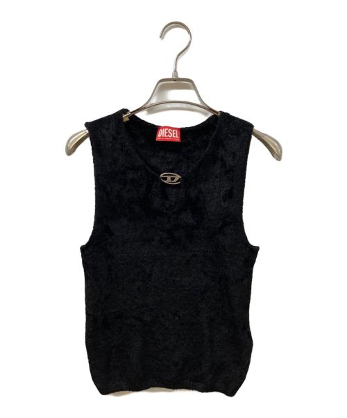 DIESEL（ディーゼル）DIESEL (ディーゼル) ニットベスト ブラック サイズ:SIZE Sの古着・服飾アイテム