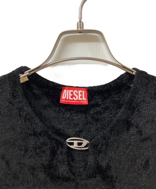 DIESEL（ディーゼル）DIESEL (ディーゼル) ニットベスト ブラック サイズ:SIZE Sの古着・服飾アイテム