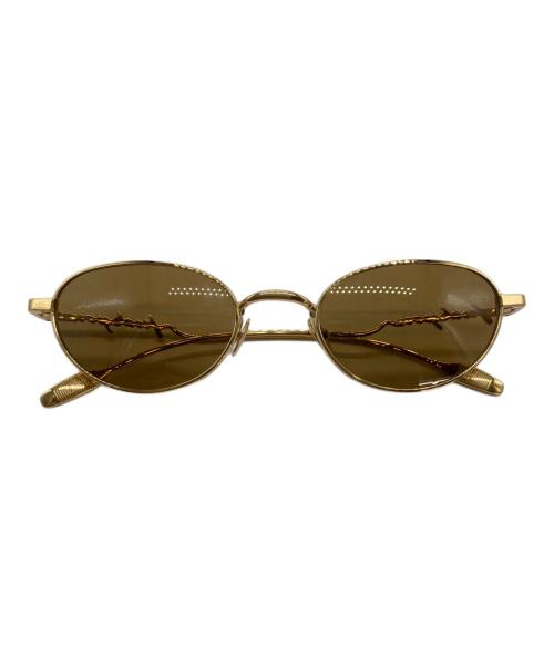 SUPREME（シュプリーム）Supreme (シュプリーム) Capital Sunglasses ゴールドの古着・服飾アイテム